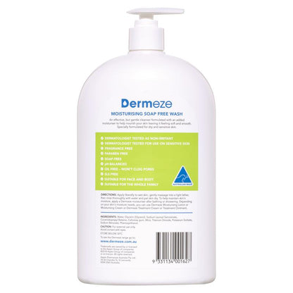 Dermeze Soap Free Wash 1 Litre