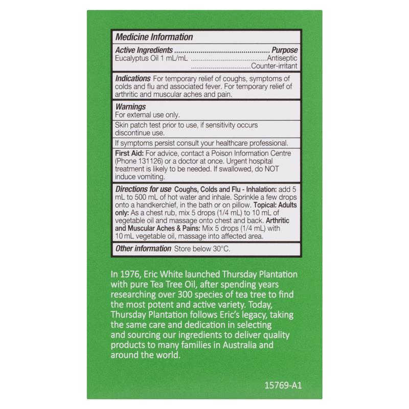 Thursday Plantation 100% Pure Eucalyptus Oil 50ml