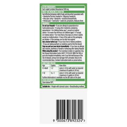 Panadol Optizorb Paracetamol Pain Relief 16 Caplets