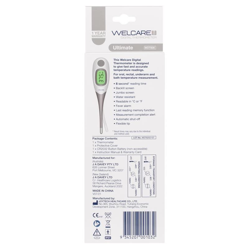 Welcare Digital Thermometer Ultimate