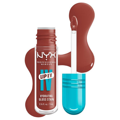 NYX Lip IV Hydrating Gloss Stain Drippin Nude