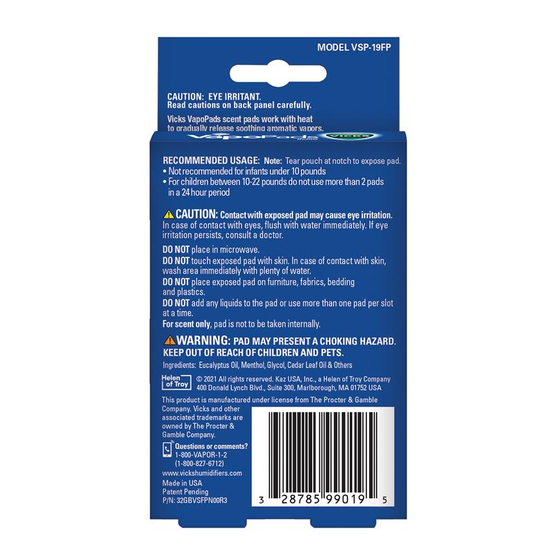 Vicks Vapopads Refills Family 12 Pack