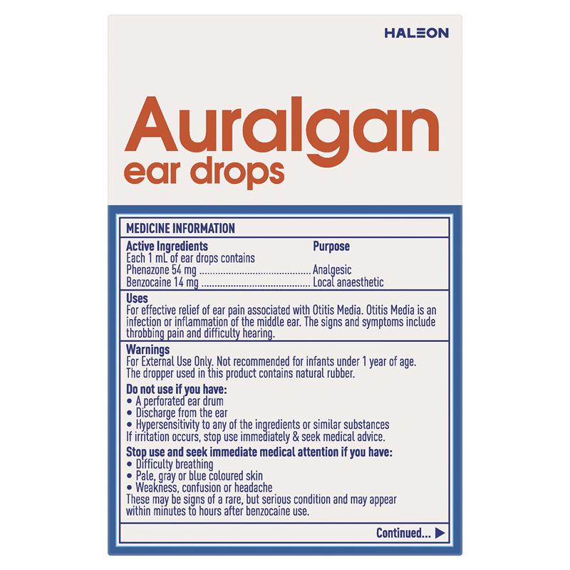 Auralgan Ear Drops 15mL - GimmeNow