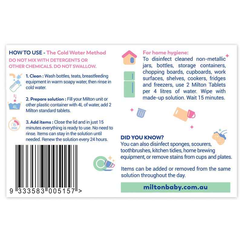 Milton Antibacterial 30 Tablets