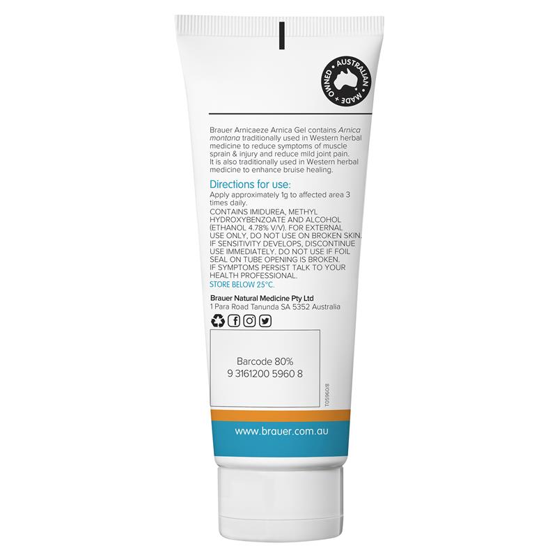 Brauer Arnicaeze Gel 100g