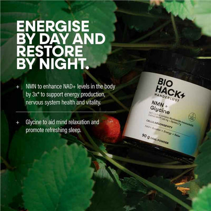 BioHack Wanderlust NMN + Glycine Powder 90g