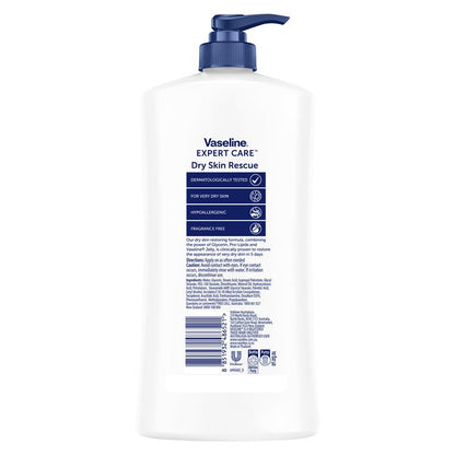 Vaseline Dry Skin Rescue Body Lotion 750ml