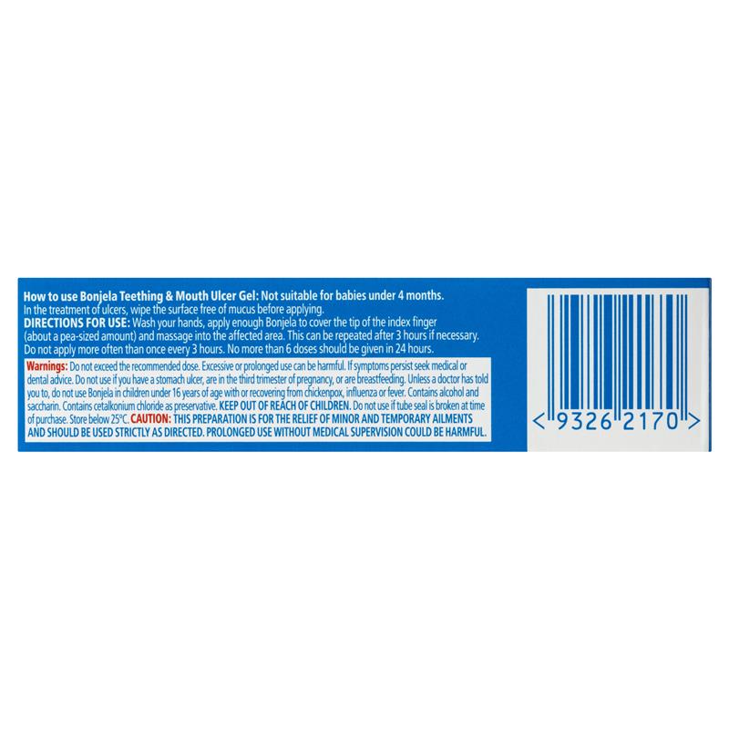 Bonjela Teething and Mouth Ulcer Gel 15g