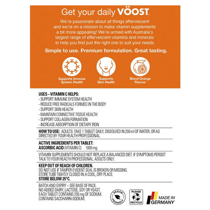 Voost Vitamin C Effervescent 60 Pack Exclusive Size