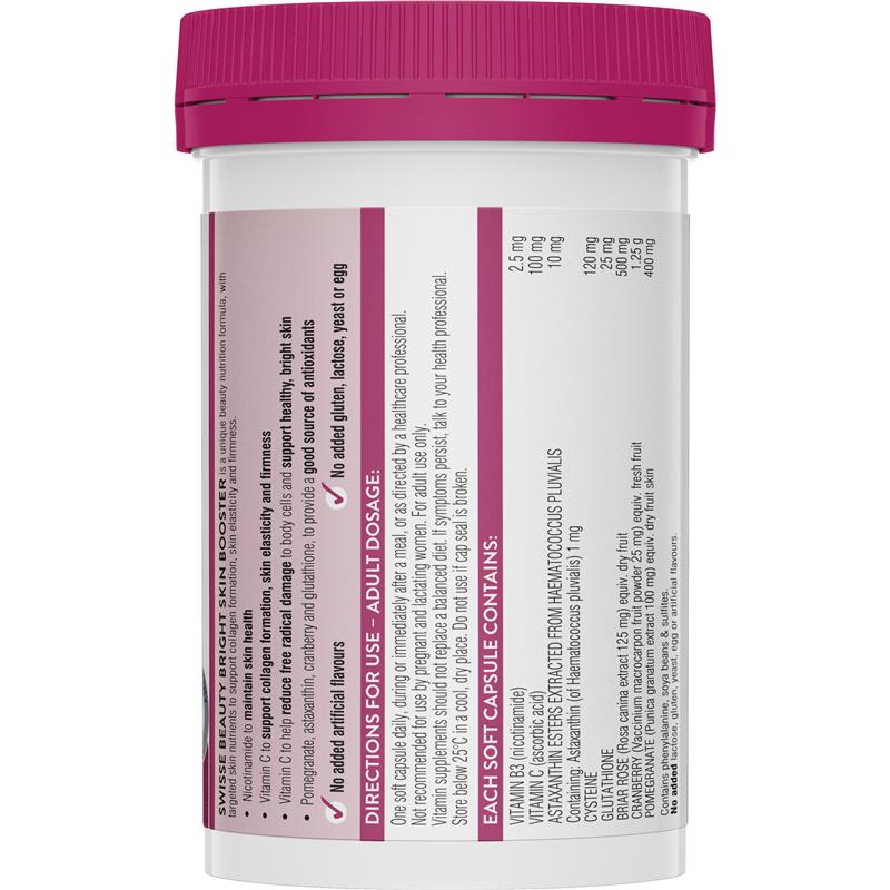 Swisse Beauty Bright Skin 60 Capsules