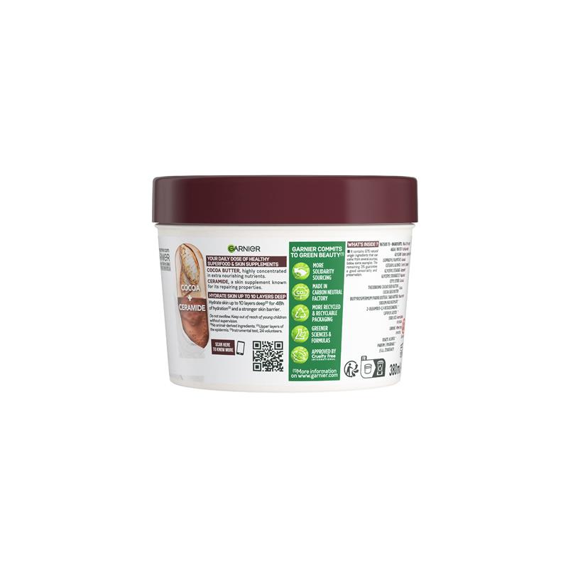 Garnier Body Superfood Cocoa & Ceramide Nourishing Cream 380ml - GimmeNow