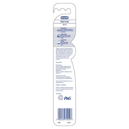 Oral B All Rounder Fresh Clean Soft Manual Toothbrush