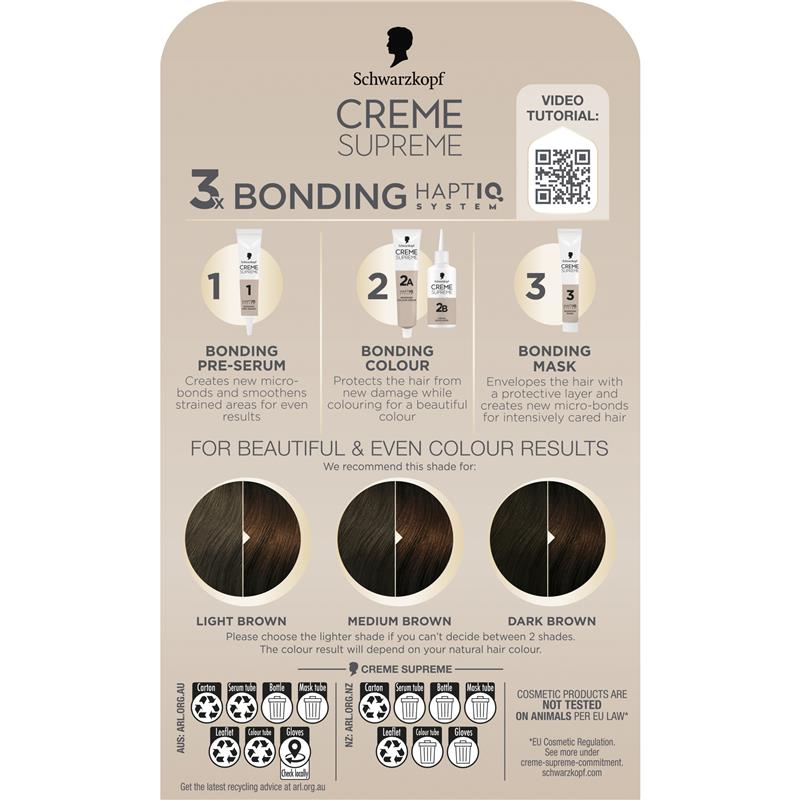 Schwarzkopf Creme Supreme Permanent Chocolate Brown 5-60