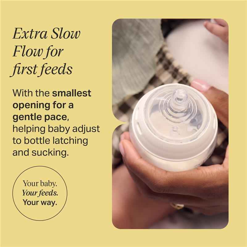 Tommee Tippee Natural Start Extra Slow Flow Teat 2 Pack