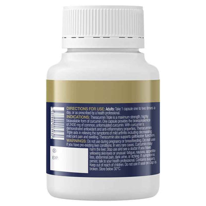 Bioceuticals Theracurmin Triple 60 Capsules NEW