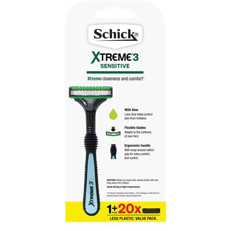 Schick Xtreme 3 Kit Hybrid 20 Pack