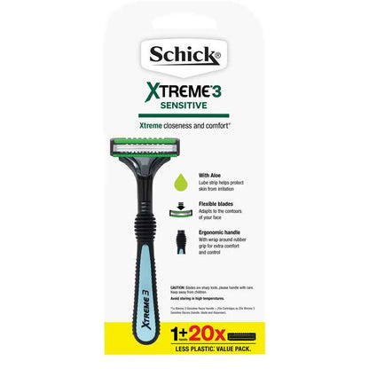 Schick Xtreme 3 Kit Hybrid 20 Pack