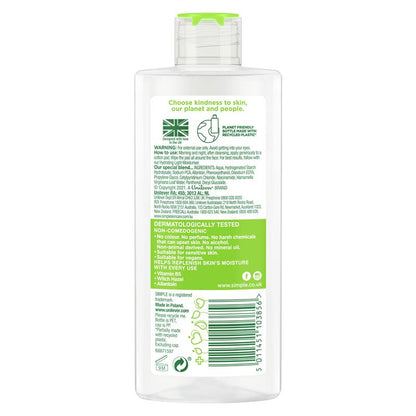 Simple Kind To Skin Facial Toner Soothing 200ml