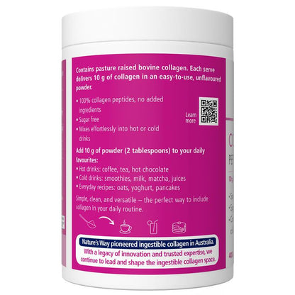 Nature's Way Beauty Collagen Peptides Powder 400g Exclusive Size