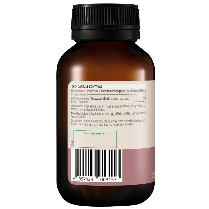 Wanderlust Ashwagandha + Energy 60 Capsules