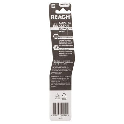 Reach Toothbrush Between Superb Clean Medium