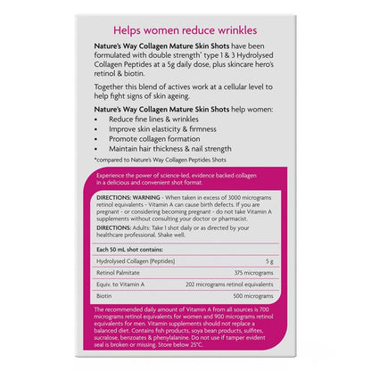Nature's Way Collagen Mature Skin Shots 10 x 50ml