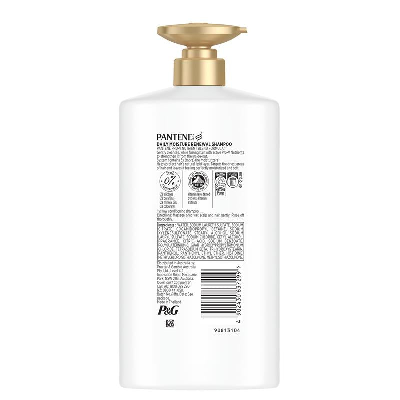 Pantene Daily Moisture Renewal Shampoo 900ml