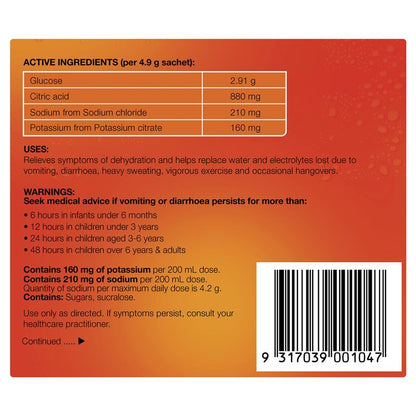 Hydralyte Powder Orange 5G X 10 - GimmeNow