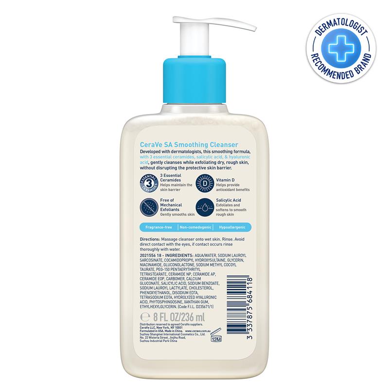 CeraVe SA Smoothing Cleanser 236ml