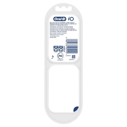 Oral B Power Toothbrush iO Refill Radiant White Black 2 Pack