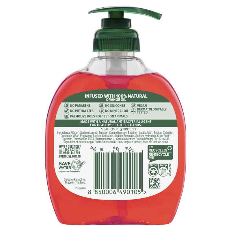 Palmolive Antibacterial Softwash Hand Wash 2hr Defence Orange 250ml