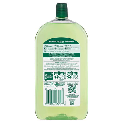 Palmolive Antibacterial Liquid Hand Wash Soap Lime Odour Neutralising Refill & Save 1 Litre