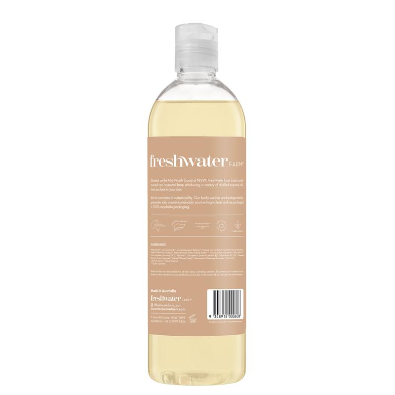 Freshwater Farm Manuka Honey & Vanilla Bean Body Wash 500ml