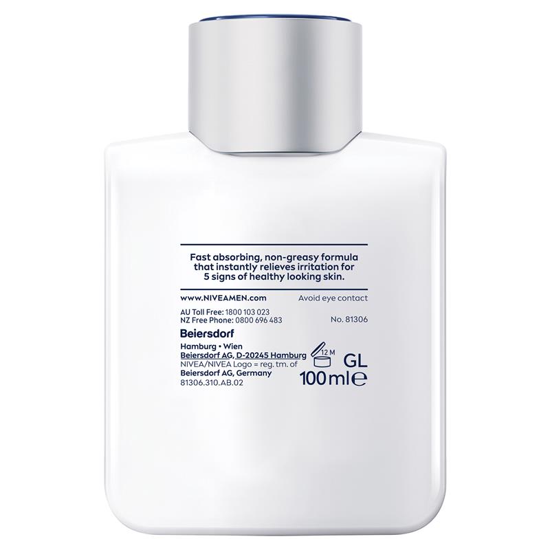 NIVEA MEN Sensitive Post Shave Balm Chamomile + Vit E 100ml