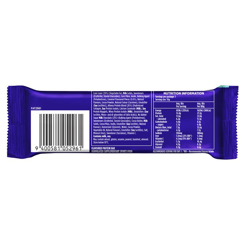 Athena Luxe Protein + Iron Choc Caramel 55g