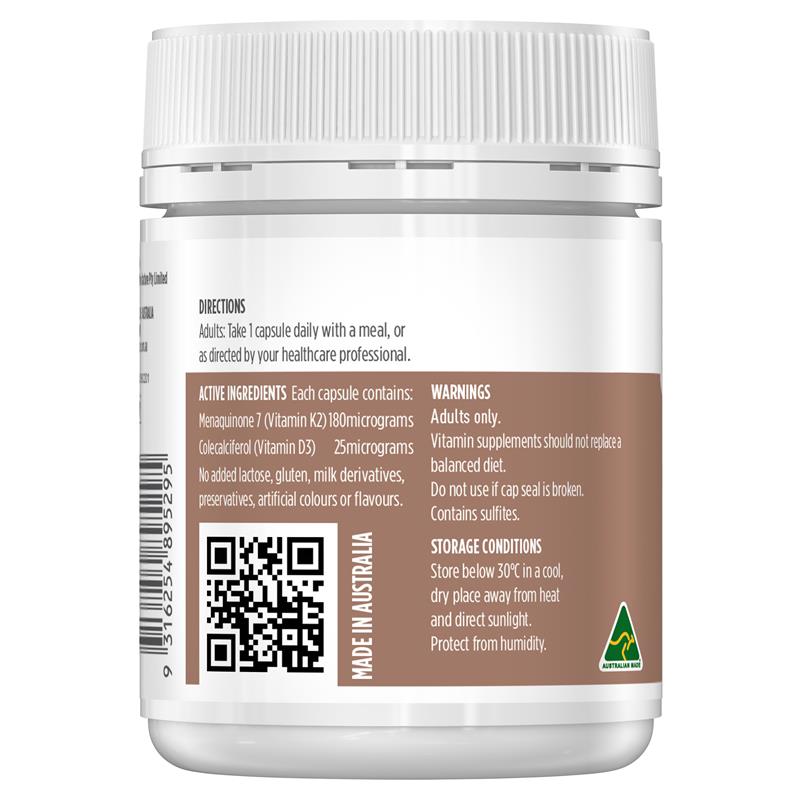 Healthy Care High Strength Vitamin K2 + D3 90 Capsules