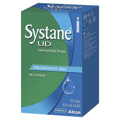 Systane Lubricant Eye Drops 0.8ml 30 Vials