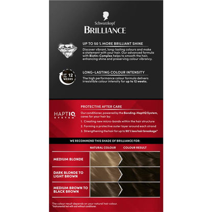 Schwarzkopf Brilliance 89 Bitter Sweet Chocolate New