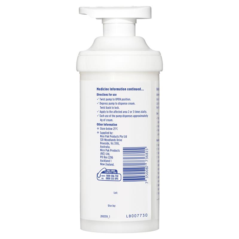 E45 Dermatological Cream Pump 500g
