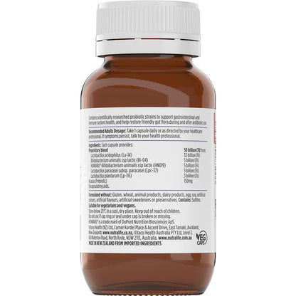 Nutra-Life Probiotica High Potency 60 Capsules Exclusive Size