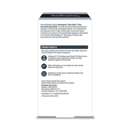 Neutrogena Ultra Sheer Age Shield SPF50 40mL
