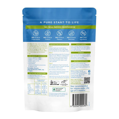 Bellamy's Organic Baby Porridge 125g