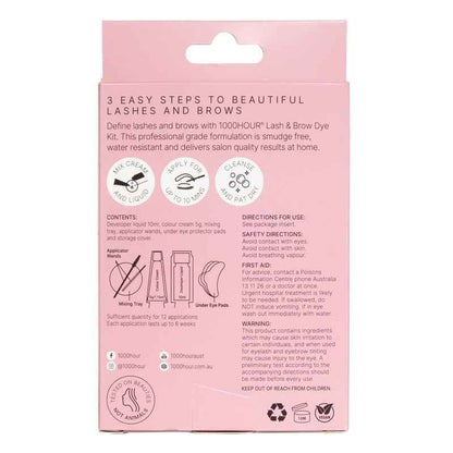 1000 Hour Eyelash and Brow Dye Kit Graphite