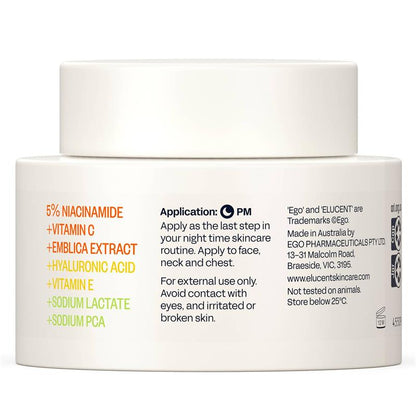 Elucent Bright + Balanced Night Cream 50g