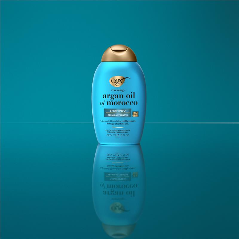 Ogx Renewing + Repairing & Shine Argan Oil of Morocco Shampoo For Dry & Damaged Hair 385mL