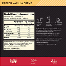 Optimum Nutrition Gold Standard 100% Whey French Vanilla 2.27kg