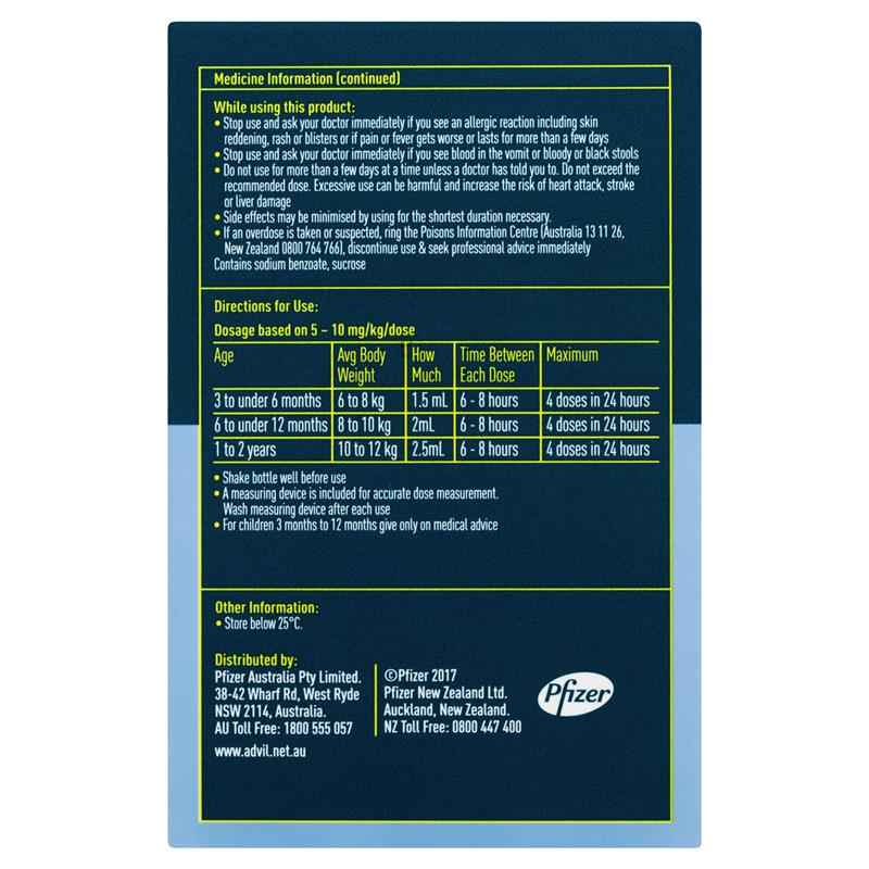 Advil Pain & Fever Infant Drops 40ml