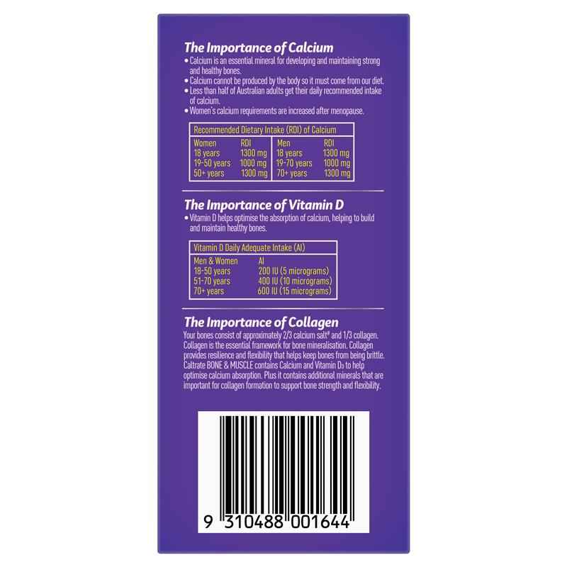Caltrate Bone and Muscle 100 Tablets