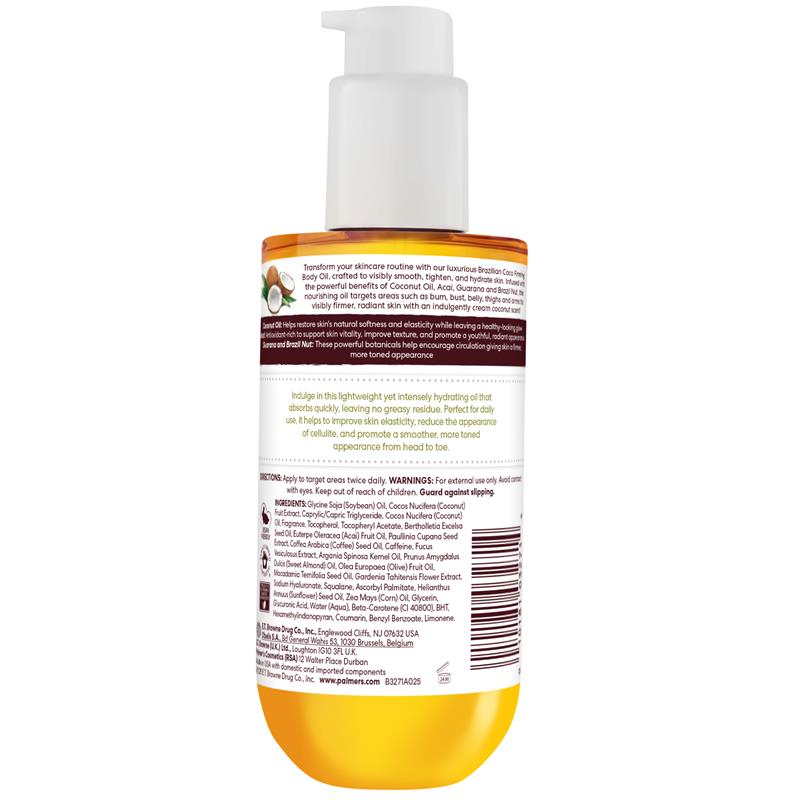 Palmers Brazilian Coco Firming Body Oil 192ml
