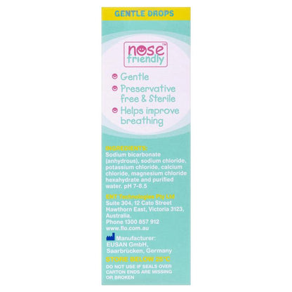 FLO Baby Saline Nasal Drops 15ml